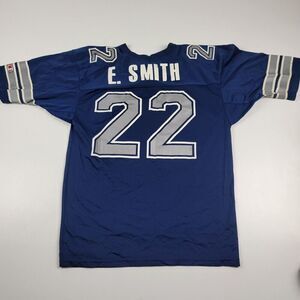 Men's Vintage 1990s EMMITT‎ SMITH Dallas Cowboys CHAMPION Jersey - 44 - USA MADE